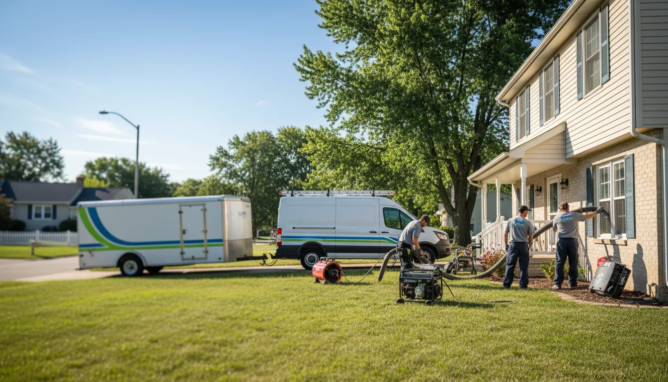 Flooded Basement Restoration And Cleanup With Repair in Rural Hall, NC near me
